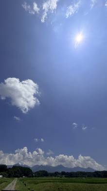 梅雨明けですね